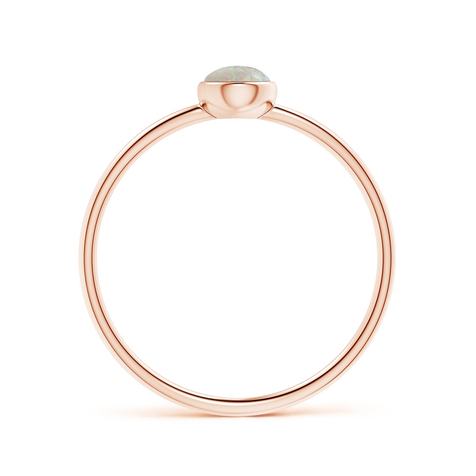 6x4mm AAA Pear-Shaped Opal Solitaire Ring in 9K Rose Gold product image