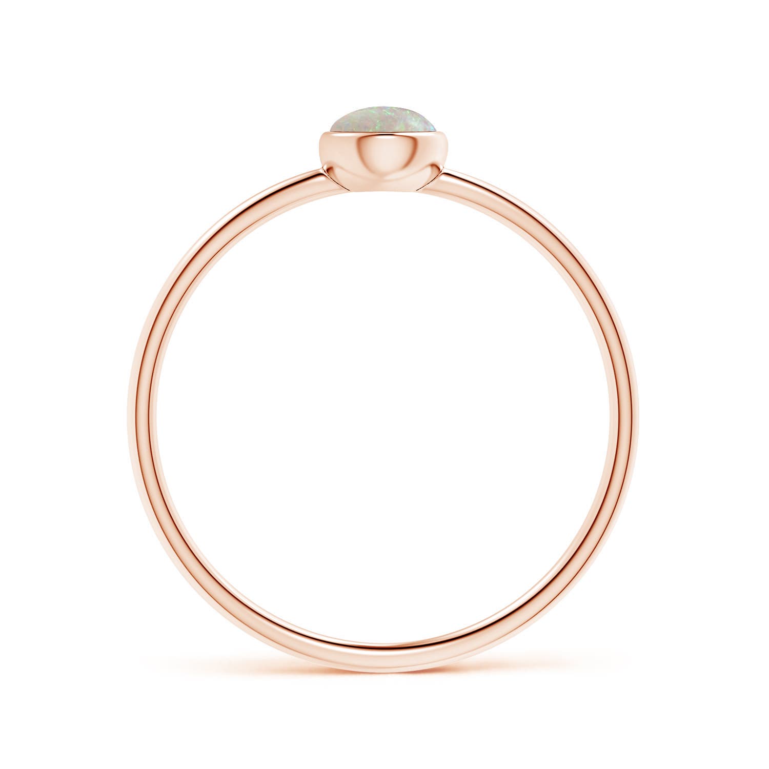 AAA - Opal / 0.26 CT / 14 KT Rose Gold