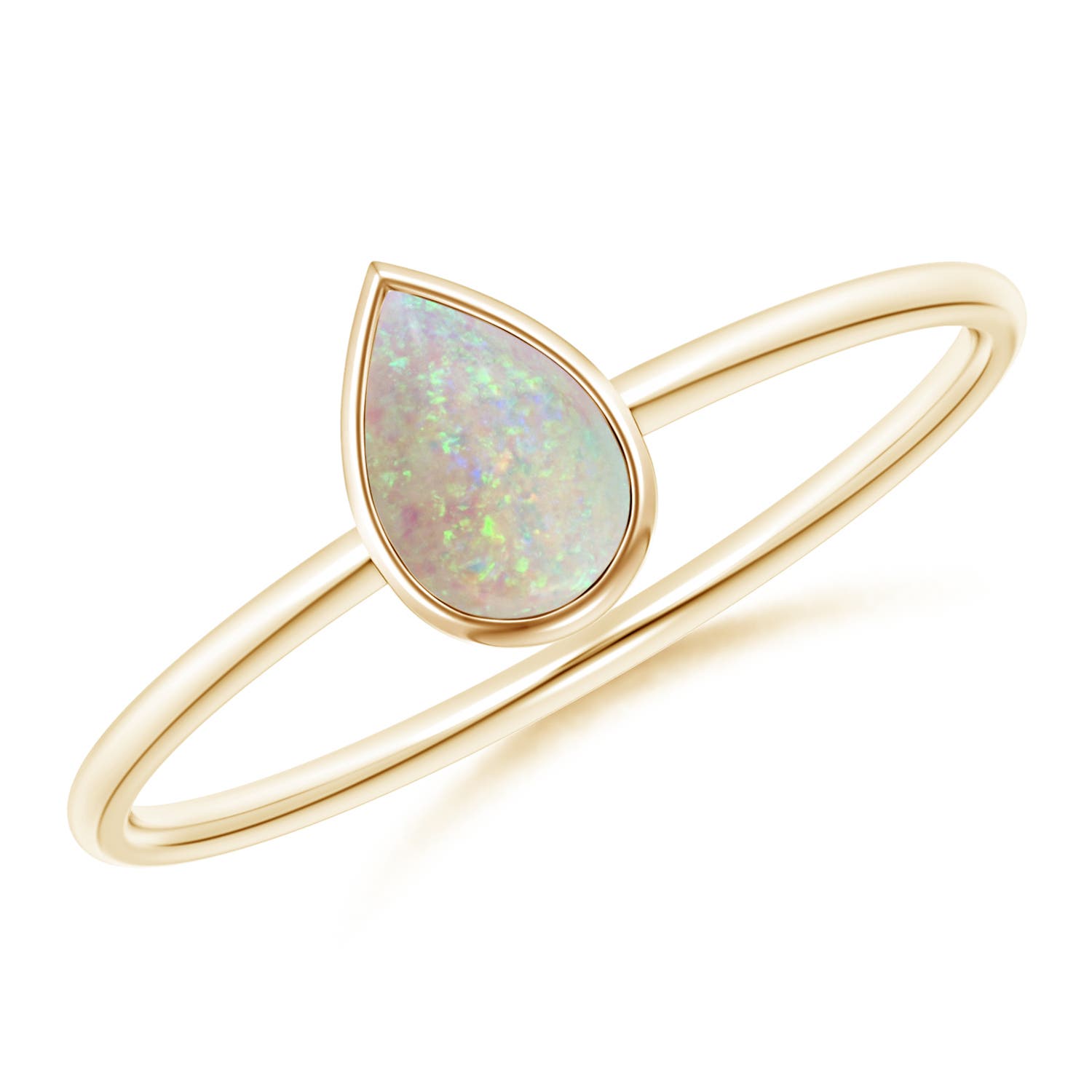 AAA - Opal / 0.26 CT / 14 KT Yellow Gold