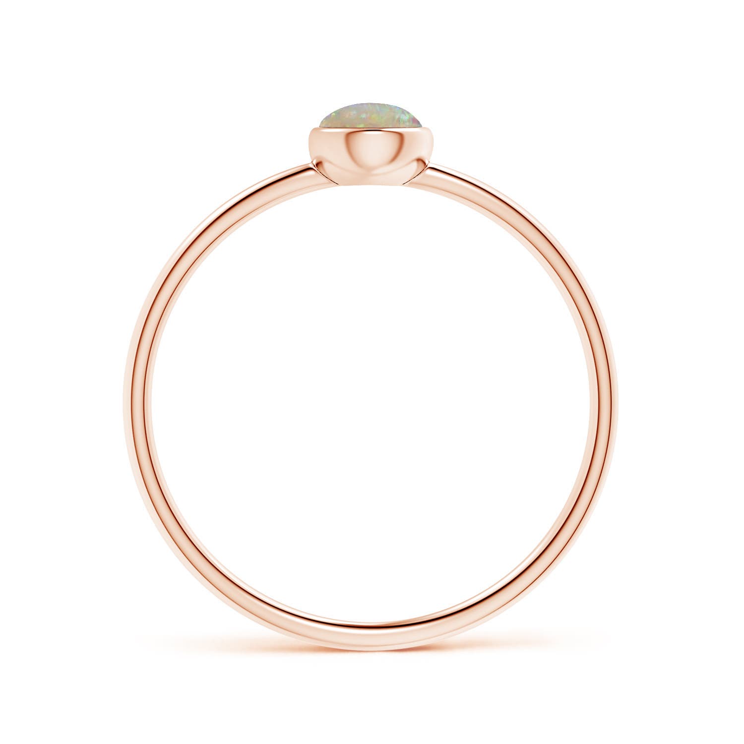 AAAA - Opal / 0.26 CT / 14 KT Rose Gold