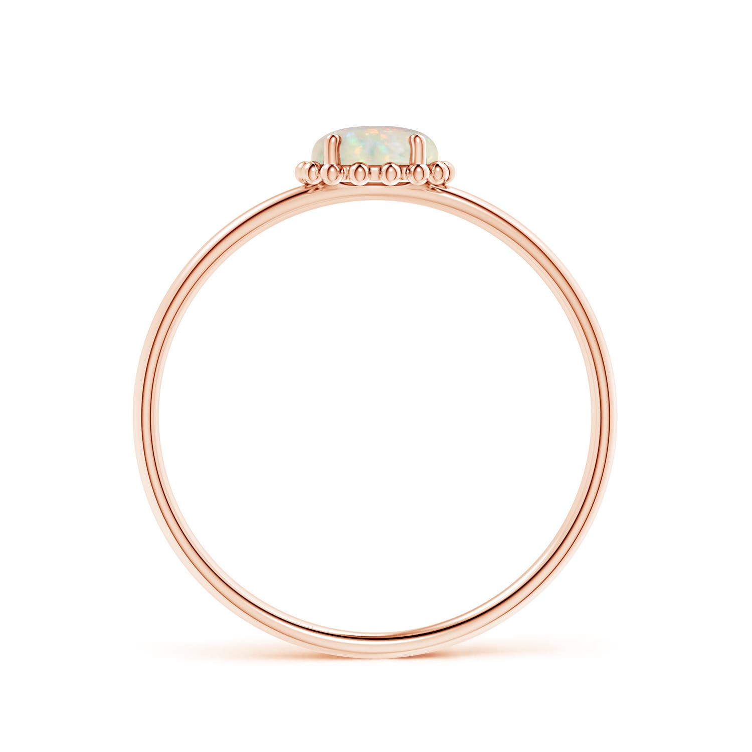 AAA - Opal / 0.33 CT / 14 KT Rose Gold