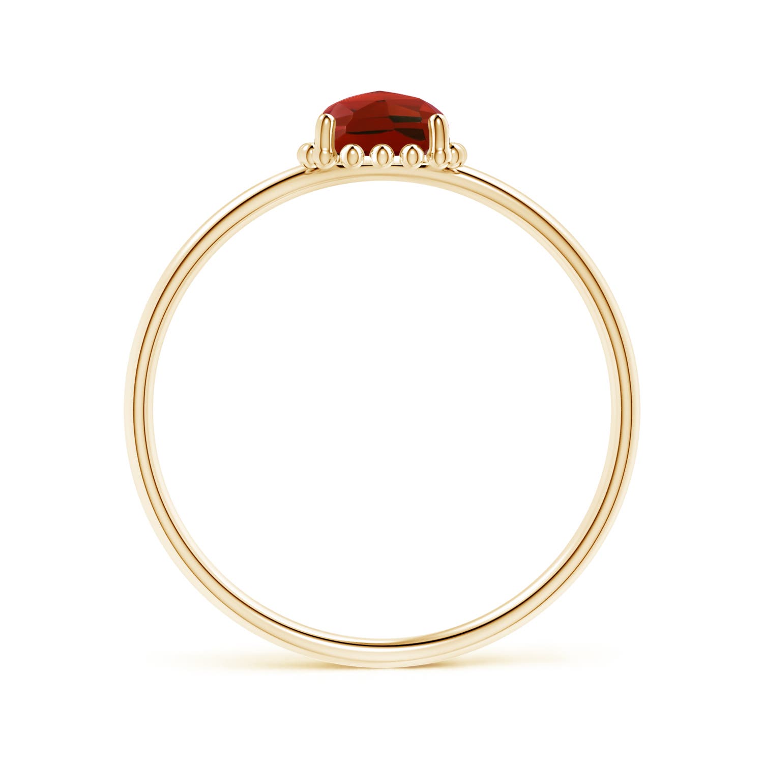 AAA - Garnet / 0.6 CT / 14 KT Yellow Gold