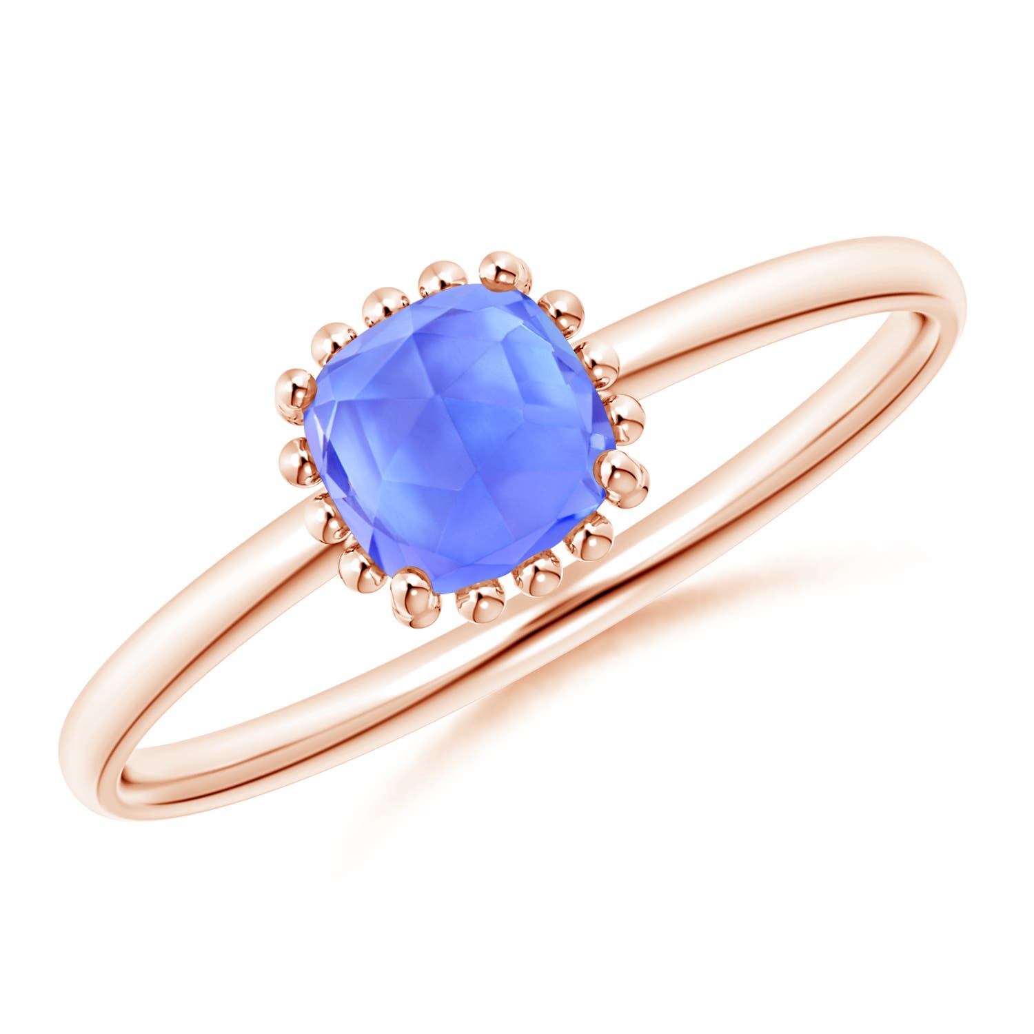 AAA - Tanzanite / 0.45 CT / 14 KT Rose Gold