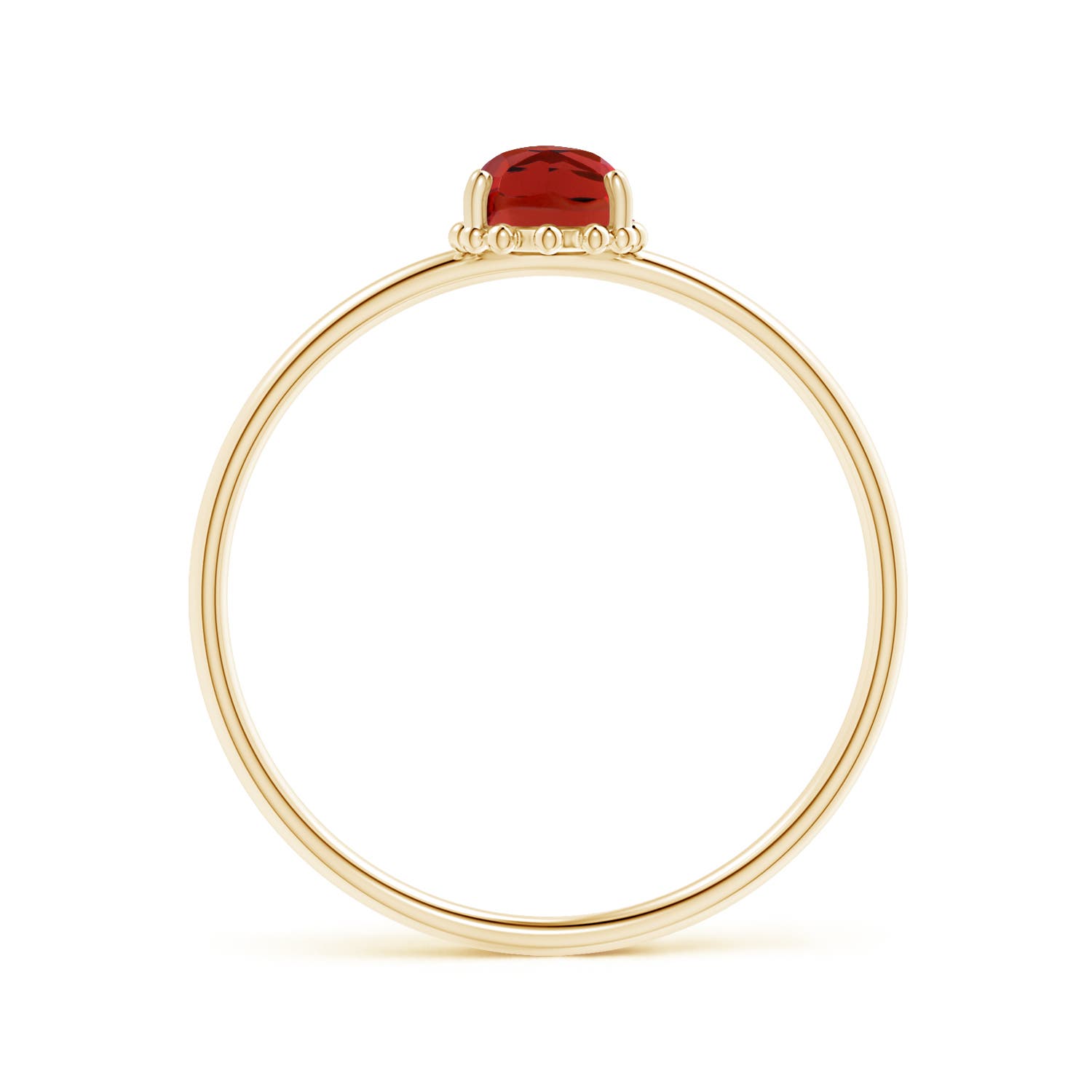 AAA - Garnet / 0.6 CT / 14 KT Yellow Gold