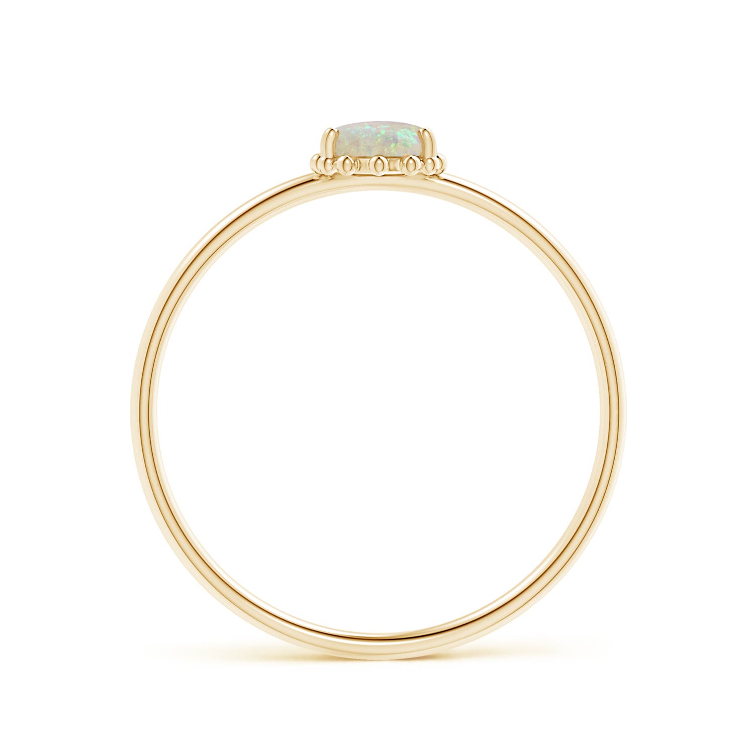 AAA - Opal / 0.28 CT / 14 KT Yellow Gold