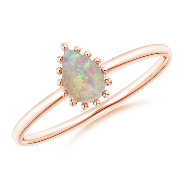 Pear-Shaped Opal Solitaire Ring | Angara