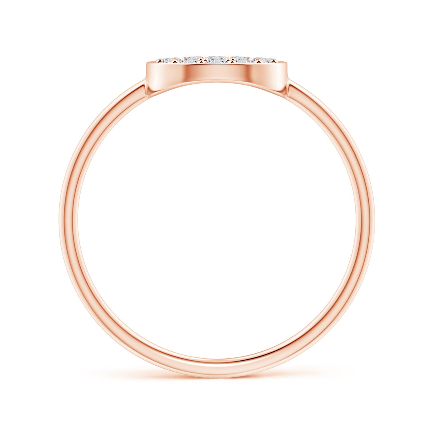 H, SI2 / 0.27 CT / 14 KT Rose Gold