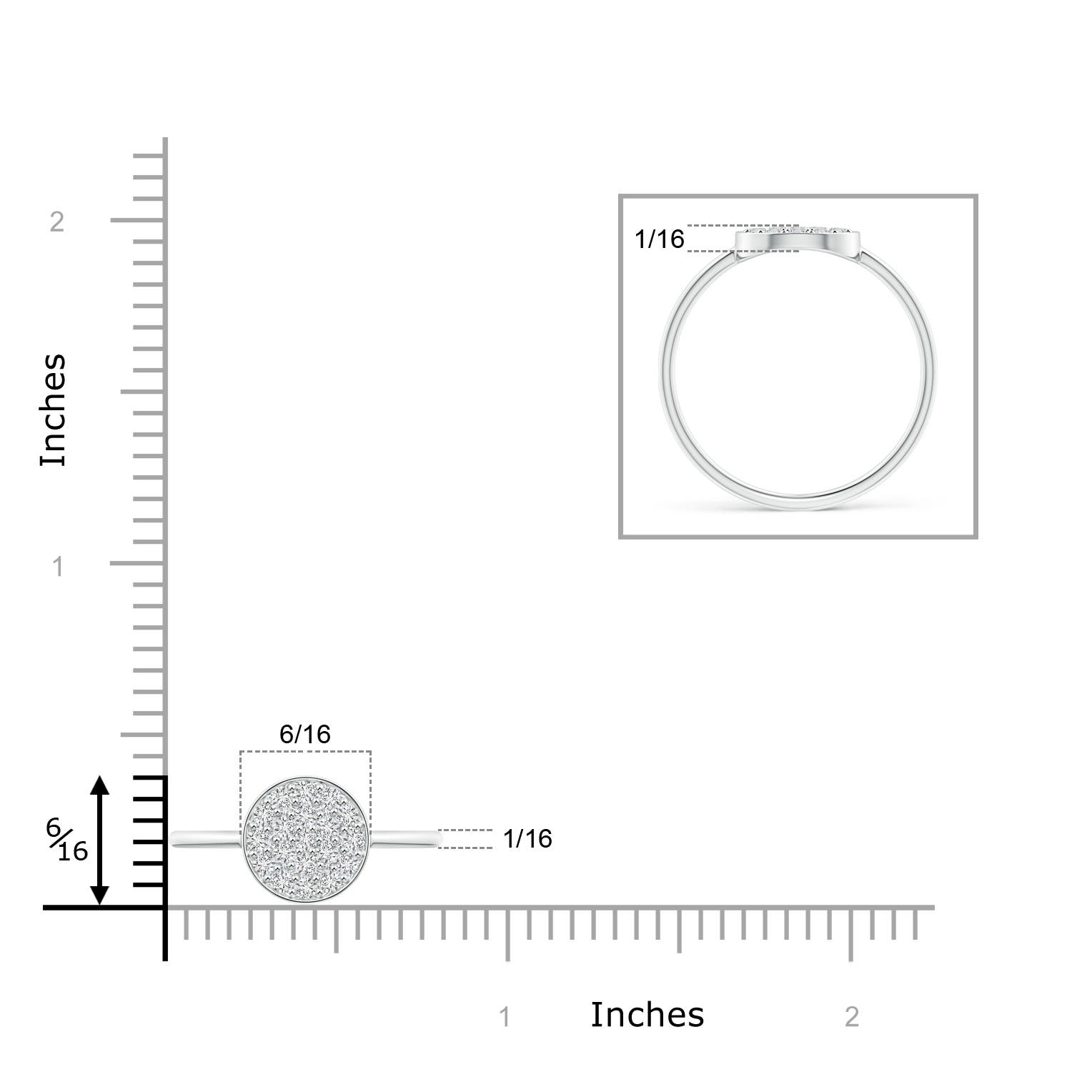 H, SI2 / 0.27 CT / 14 KT White Gold