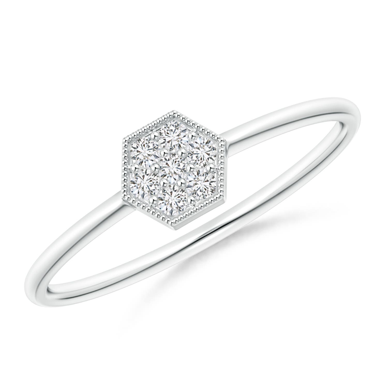 H, SI2 / 0.1 CT / 14 KT White Gold