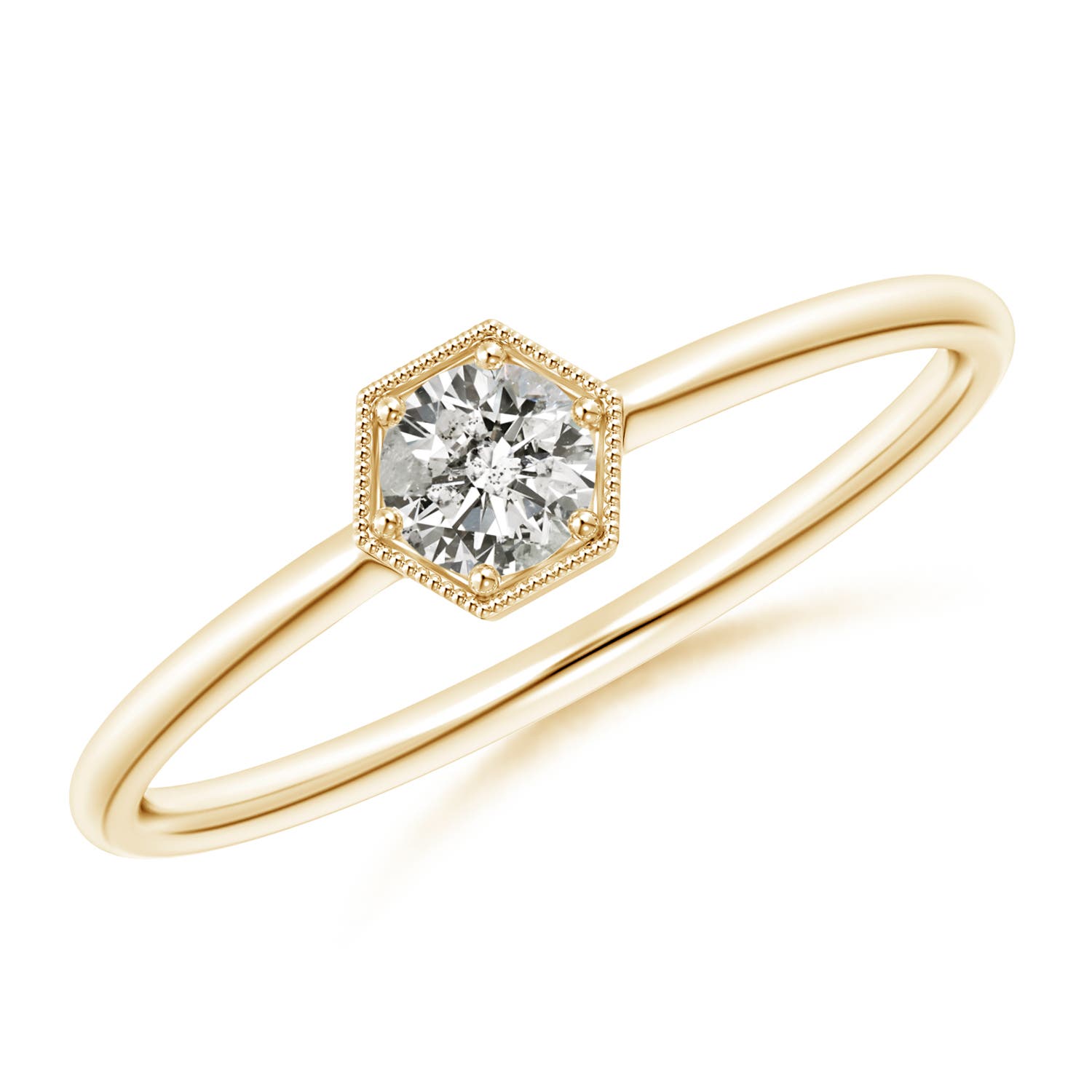 K, I3 / 0.2 CT / 14 KT Yellow Gold