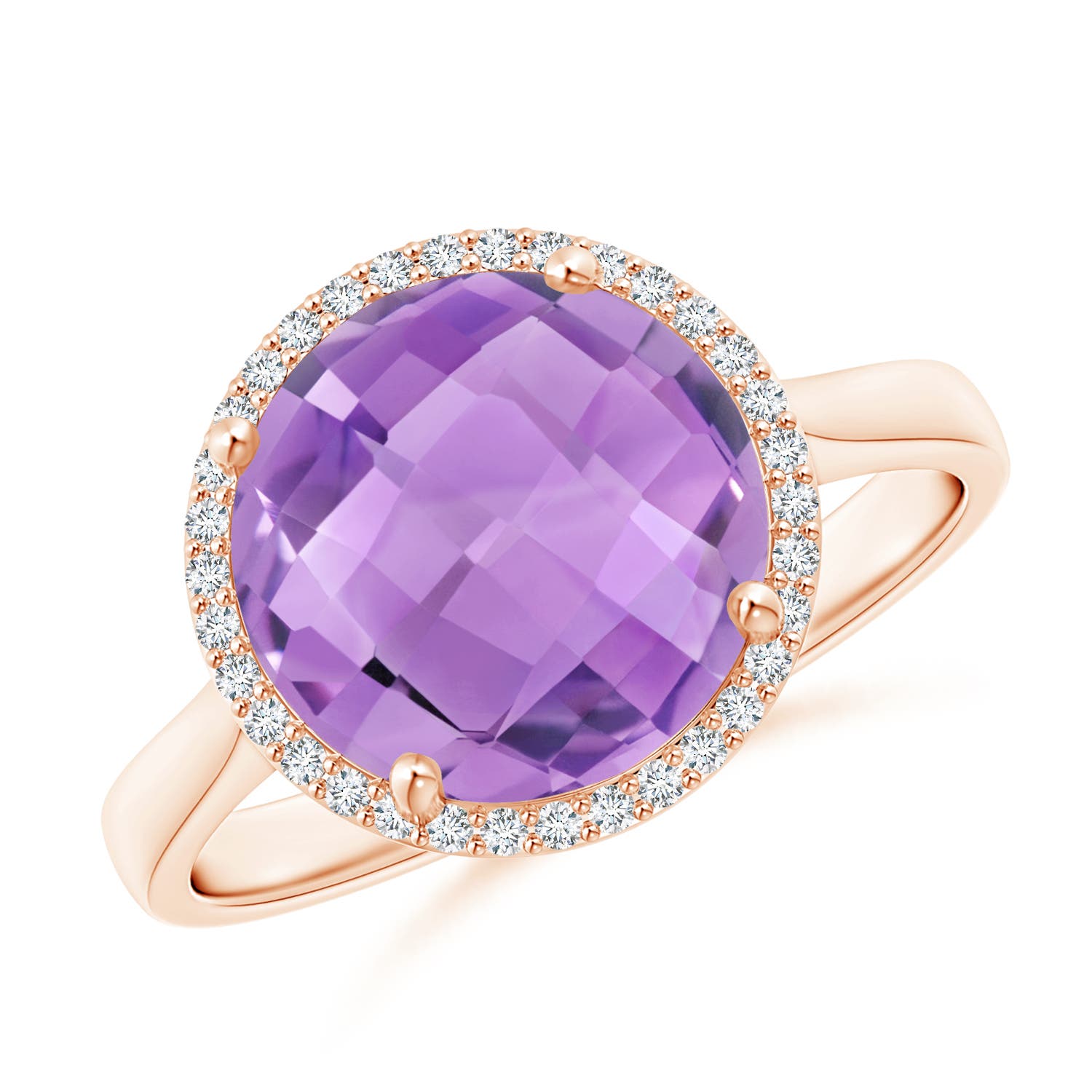 A - Amethyst / 3.77 CT / 14 KT Rose Gold