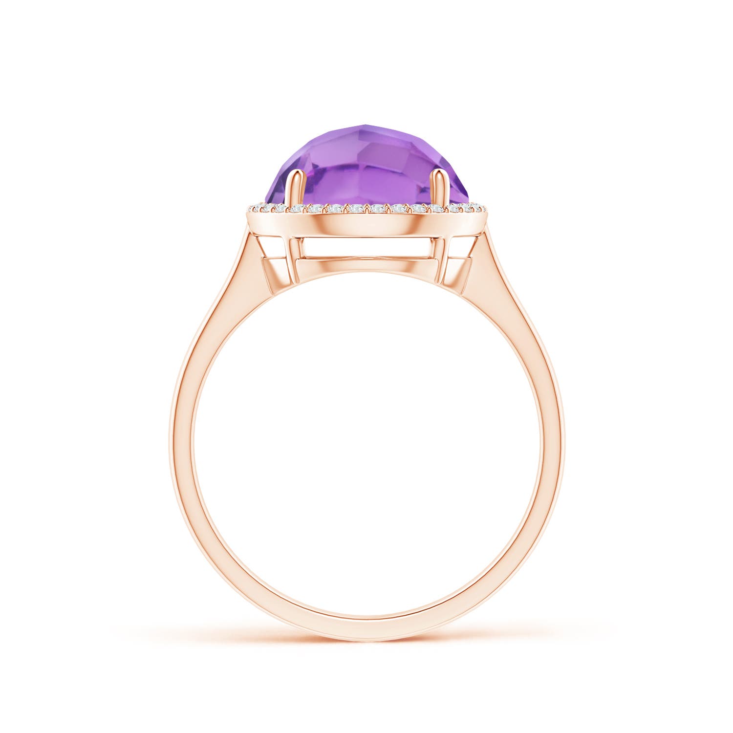 A - Amethyst / 3.77 CT / 14 KT Rose Gold