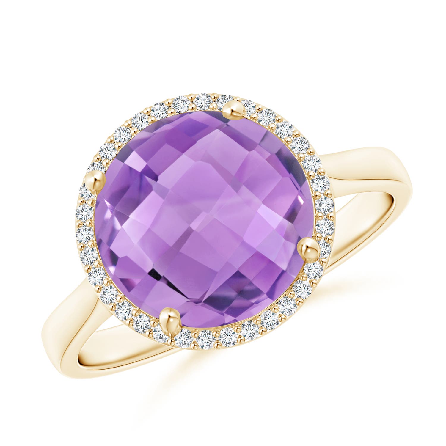 A - Amethyst / 3.77 CT / 14 KT Yellow Gold