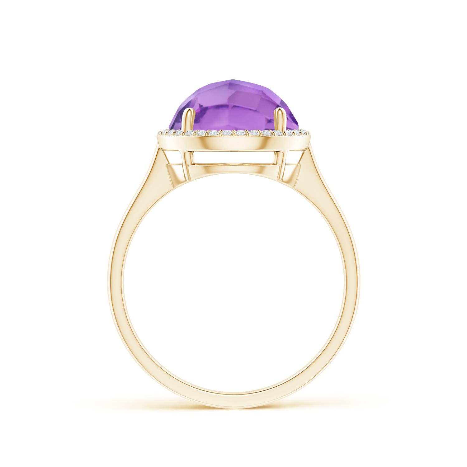 A - Amethyst / 3.77 CT / 14 KT Yellow Gold