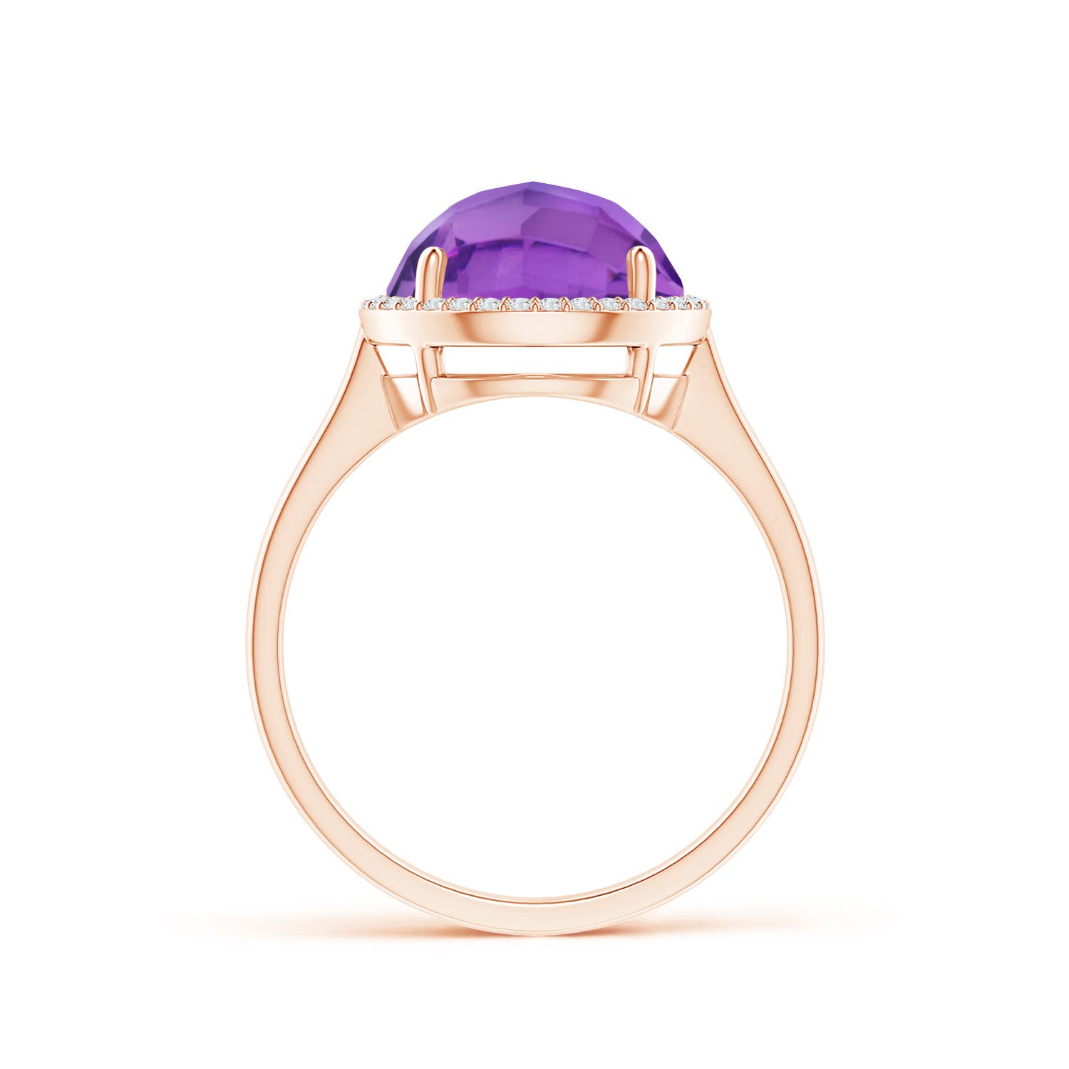 AA - Amethyst / 3.77 CT / 14 KT Rose Gold