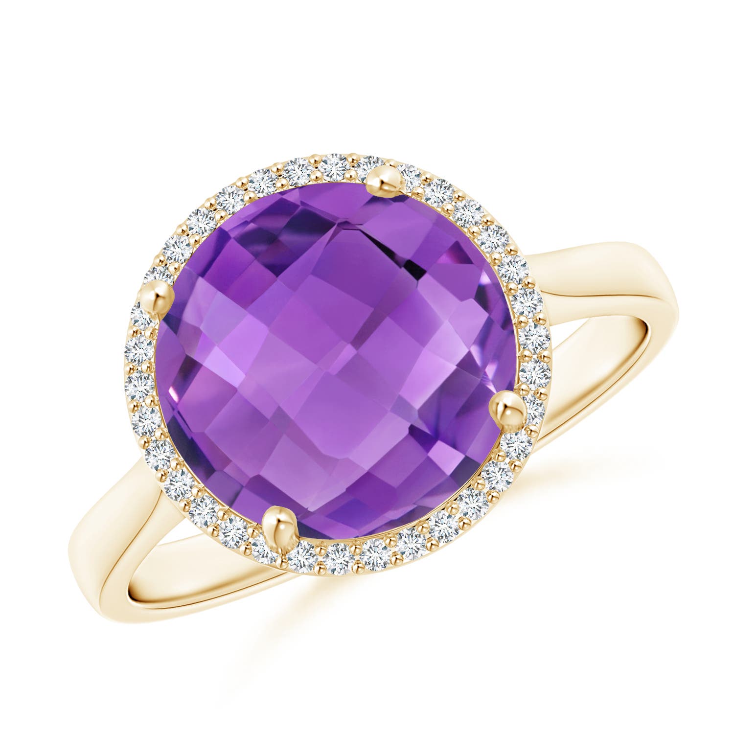 AA - Amethyst / 3.77 CT / 14 KT Yellow Gold