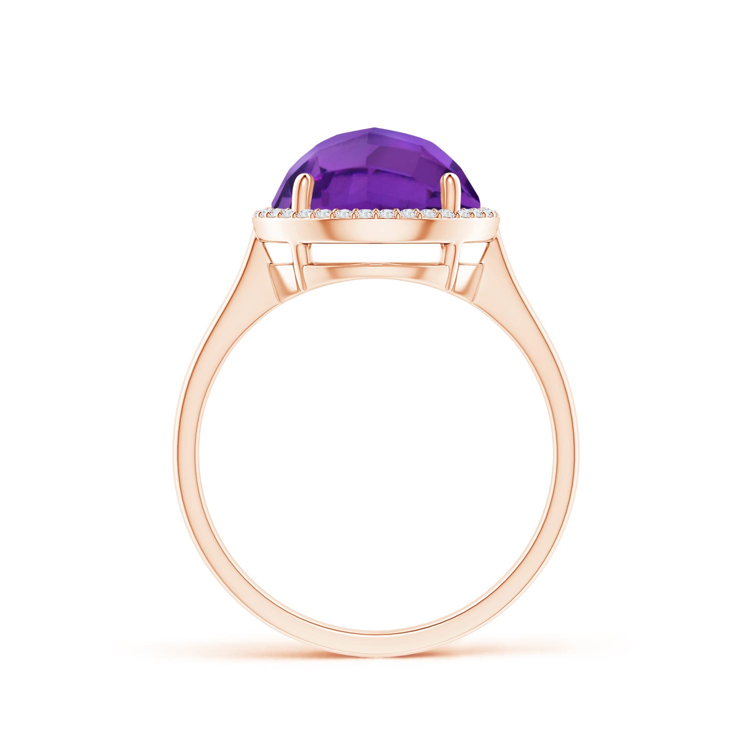 AAA - Amethyst / 3.77 CT / 14 KT Rose Gold