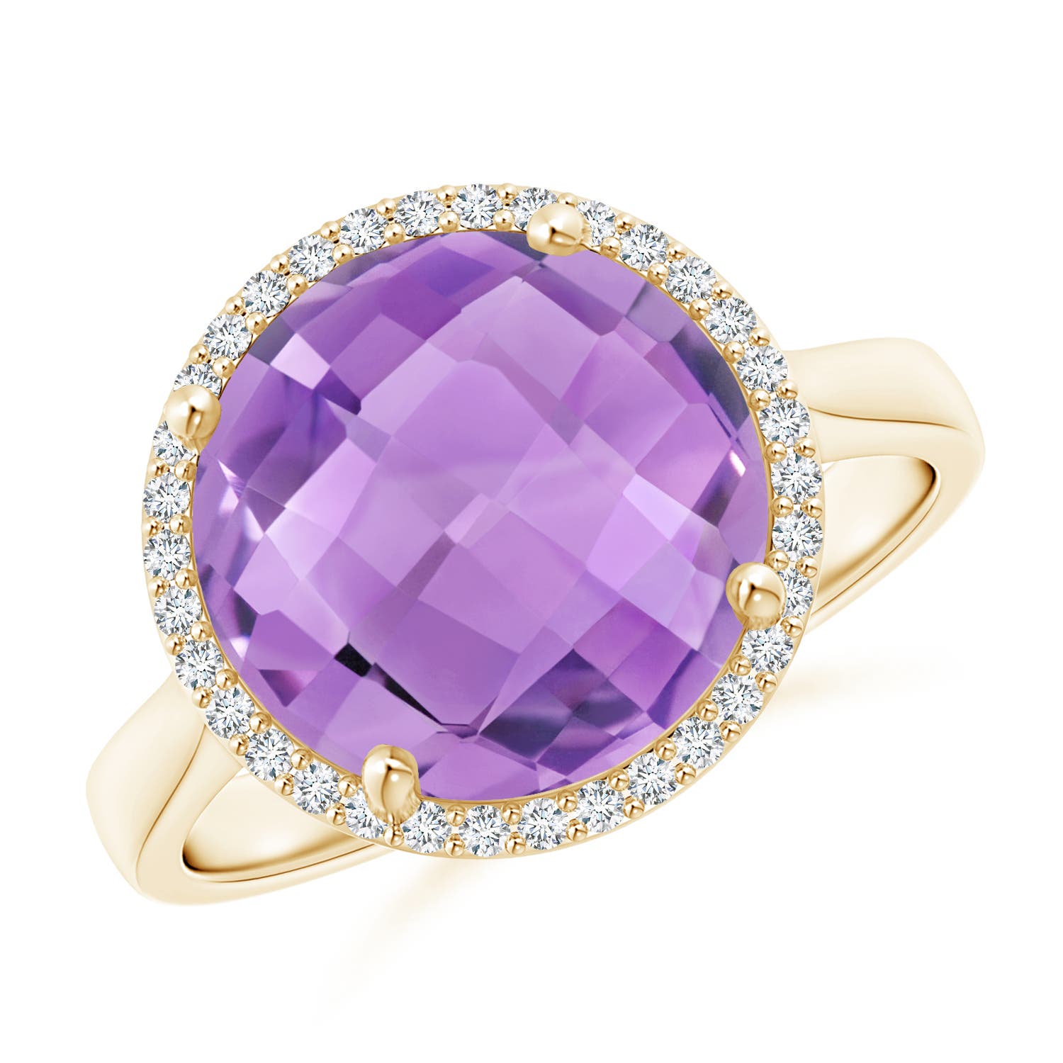 A - Amethyst / 5.02 CT / 14 KT Yellow Gold