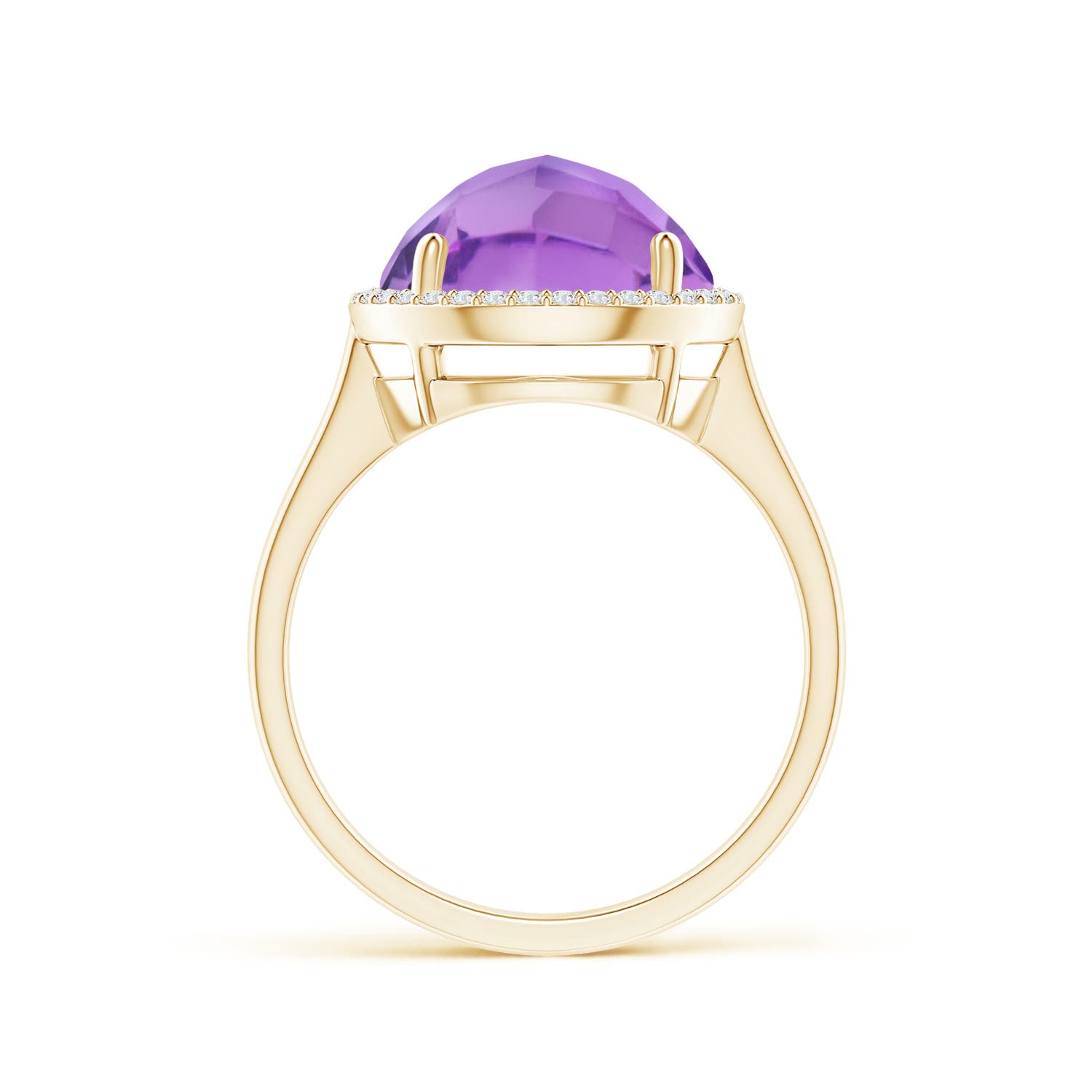 A - Amethyst / 5.02 CT / 14 KT Yellow Gold