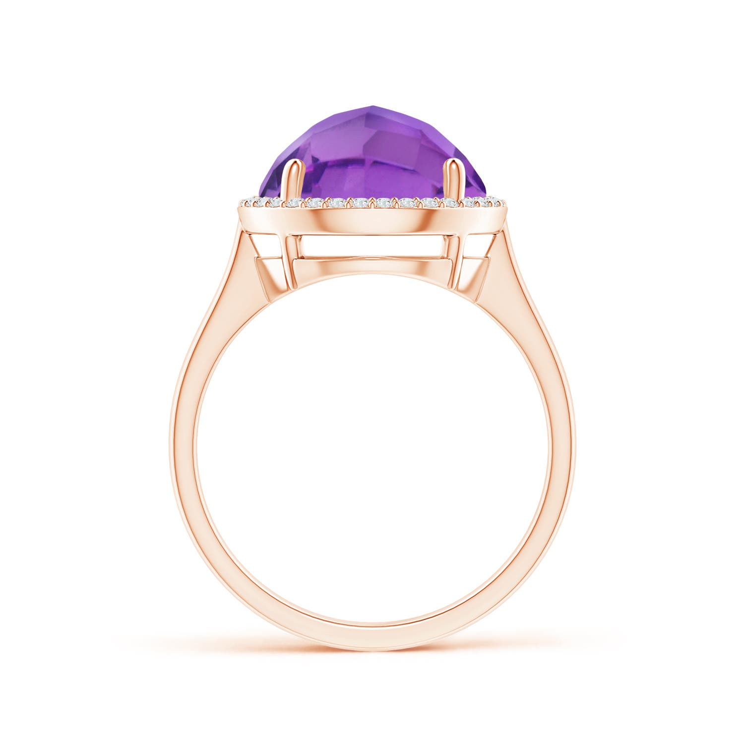 AA - Amethyst / 5.02 CT / 14 KT Rose Gold