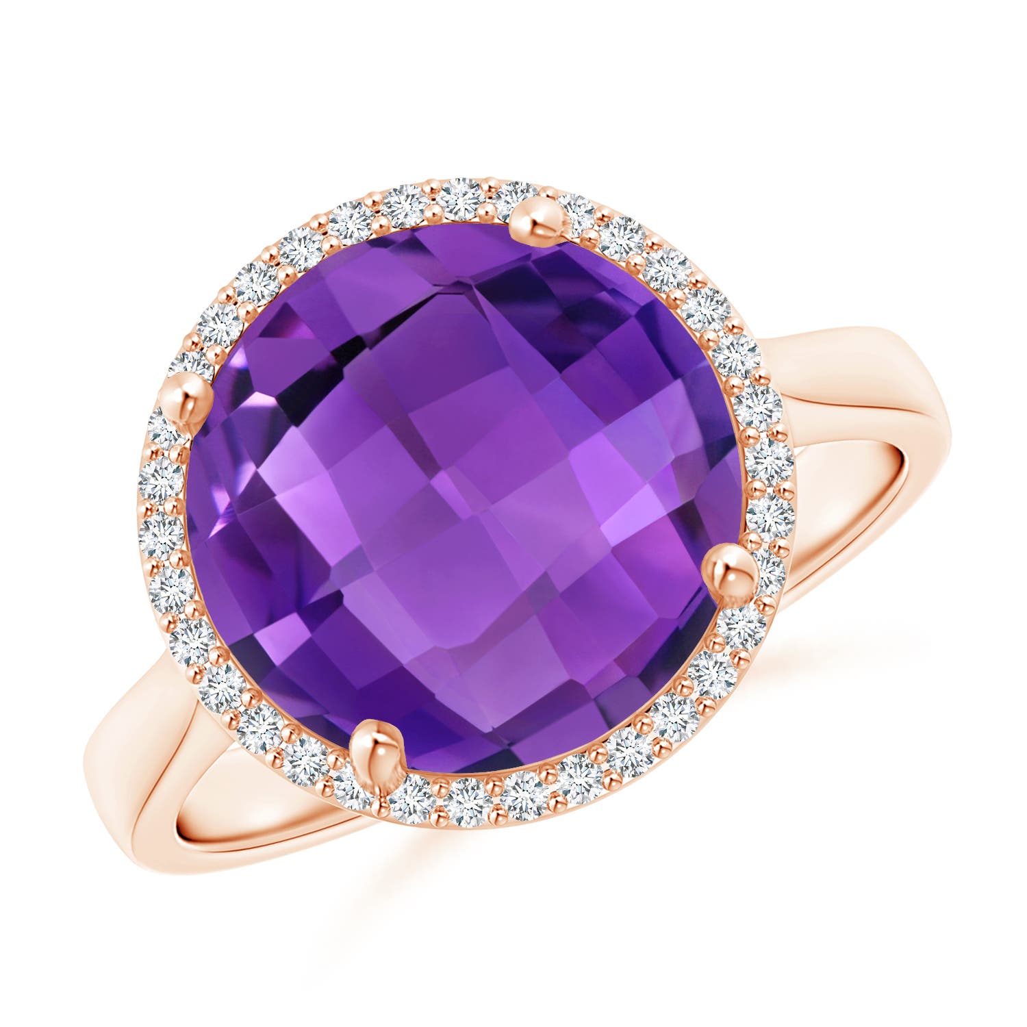 AAA - Amethyst / 5.02 CT / 14 KT Rose Gold