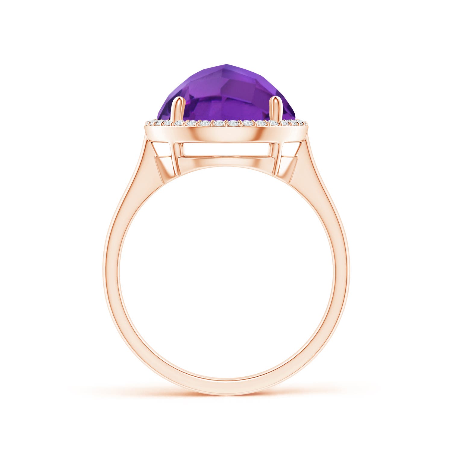 AAA - Amethyst / 5.02 CT / 14 KT Rose Gold