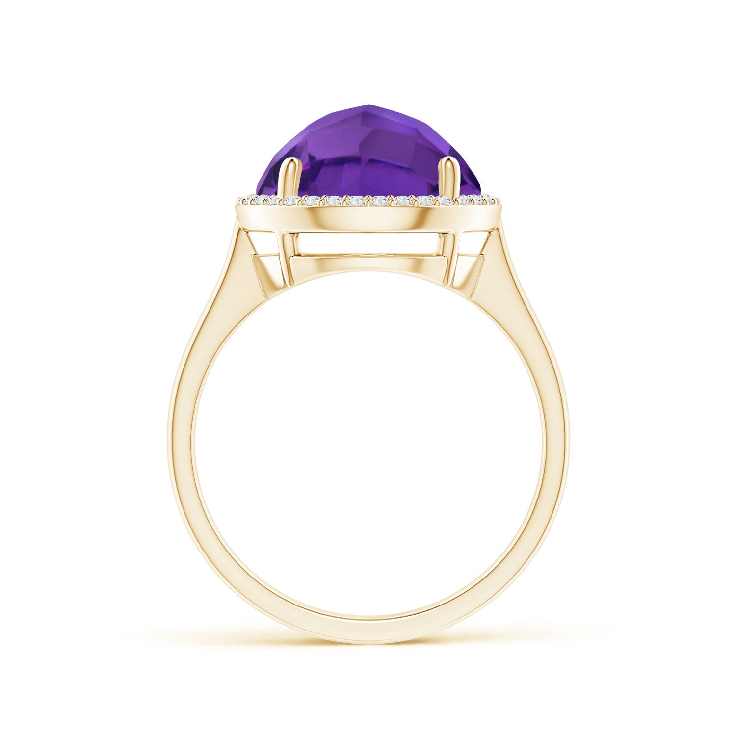 AAAA - Amethyst / 5.02 CT / 14 KT Yellow Gold