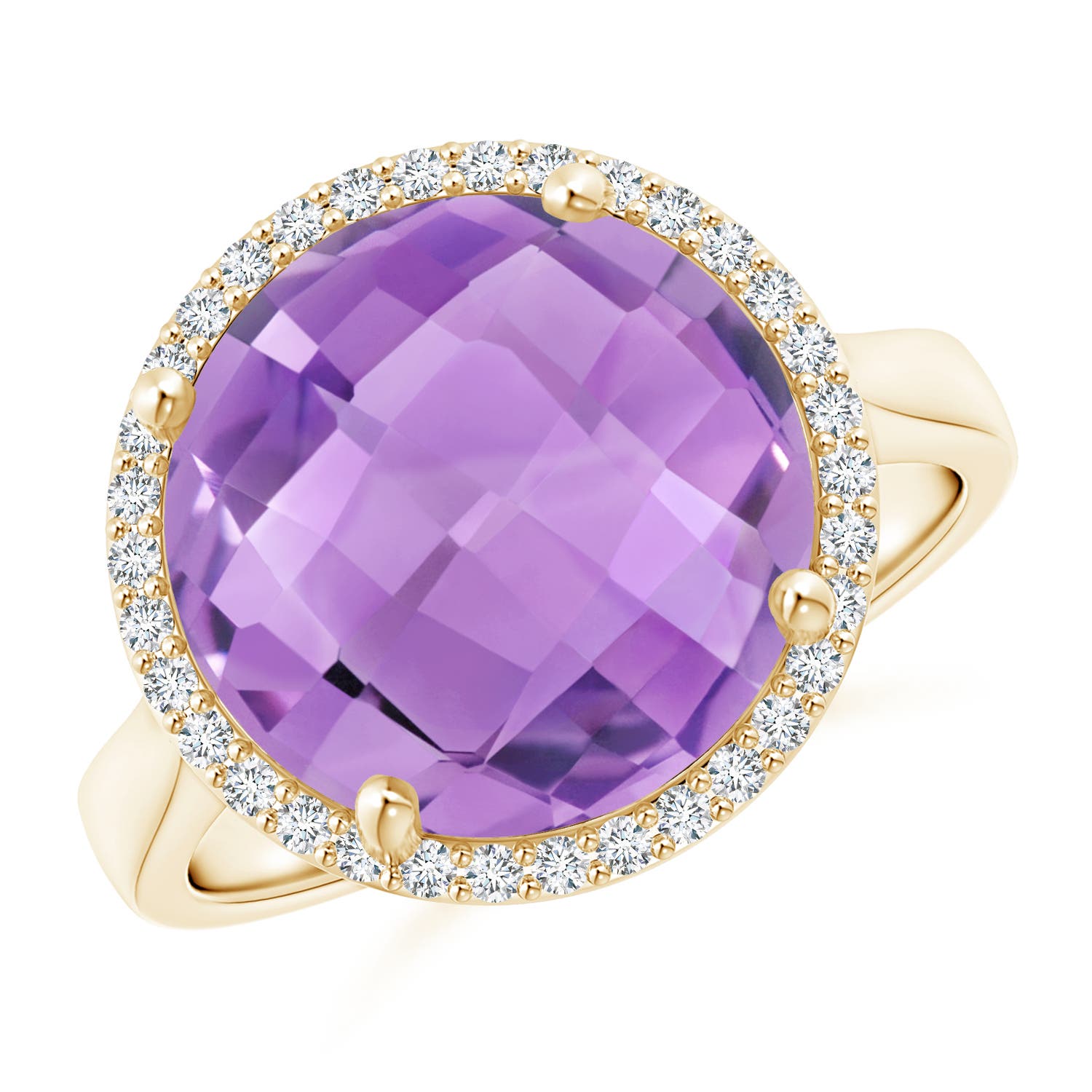 A - Amethyst / 5.7 CT / 14 KT Yellow Gold