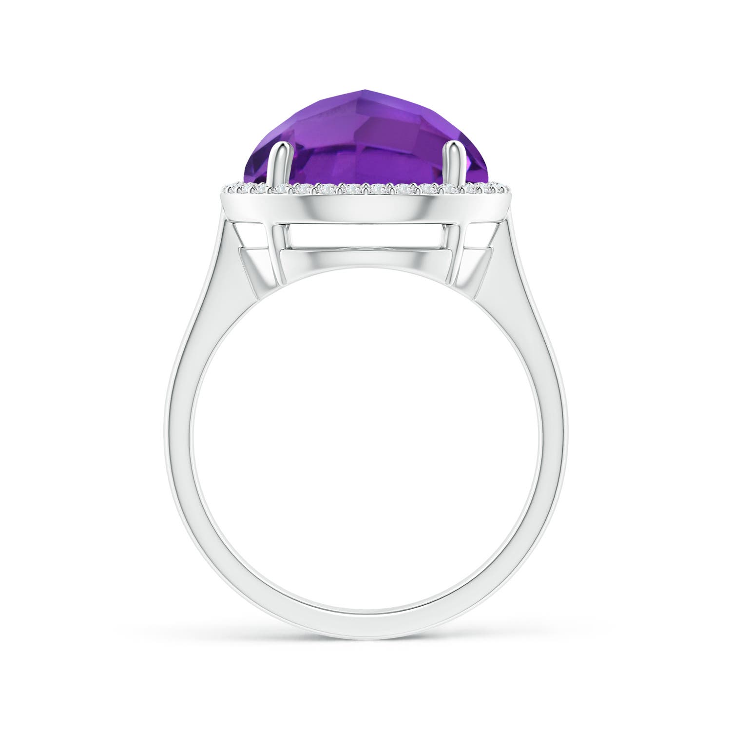 AAA - Amethyst / 5.7 CT / 14 KT White Gold