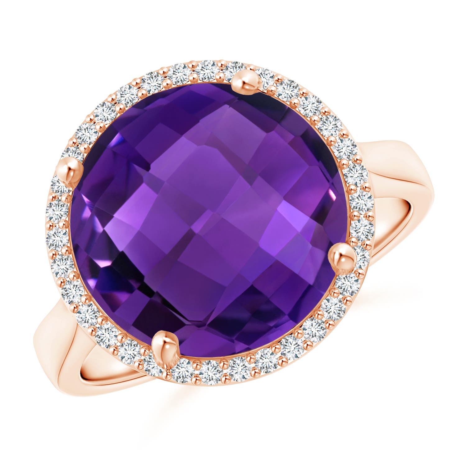 AAAA - Amethyst / 5.7 CT / 14 KT Rose Gold