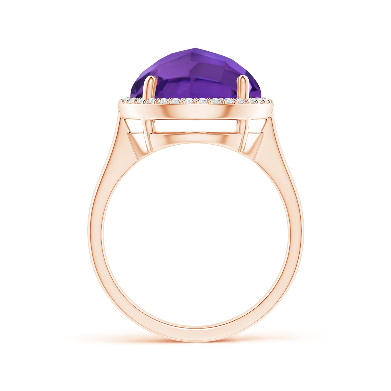 AAAA - Amethyst / 5.7 CT / 14 KT Rose Gold