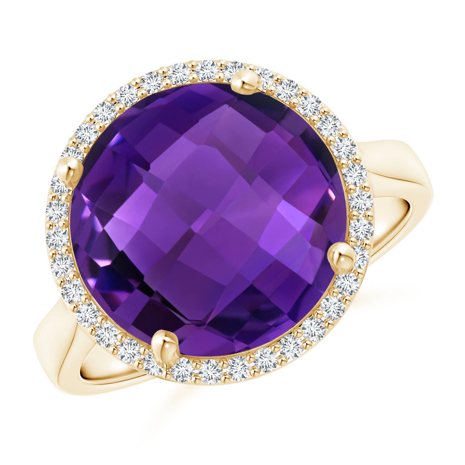 AAAA - Amethyst / 5.7 CT / 14 KT Yellow Gold