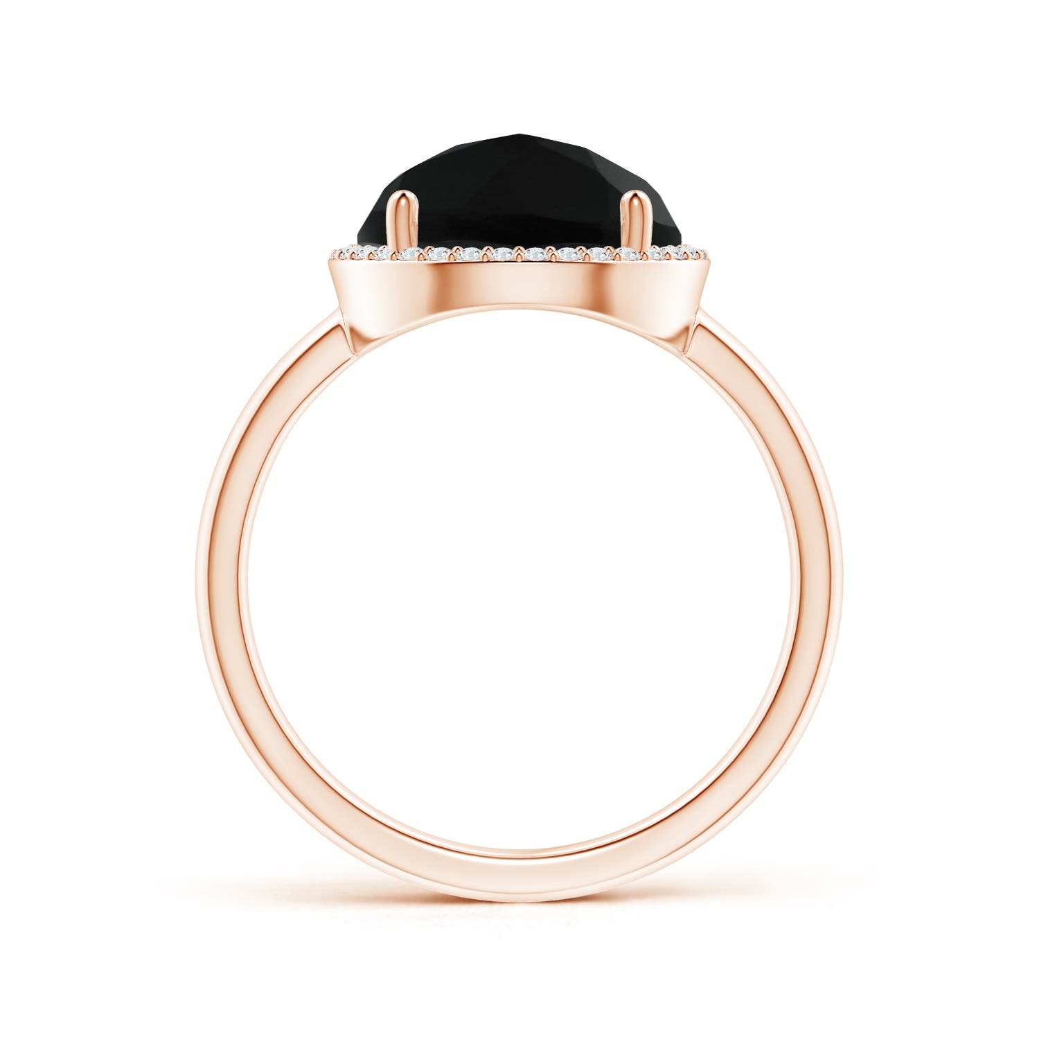 AAA - Black Onyx / 5.1 CT / 14 KT Rose Gold