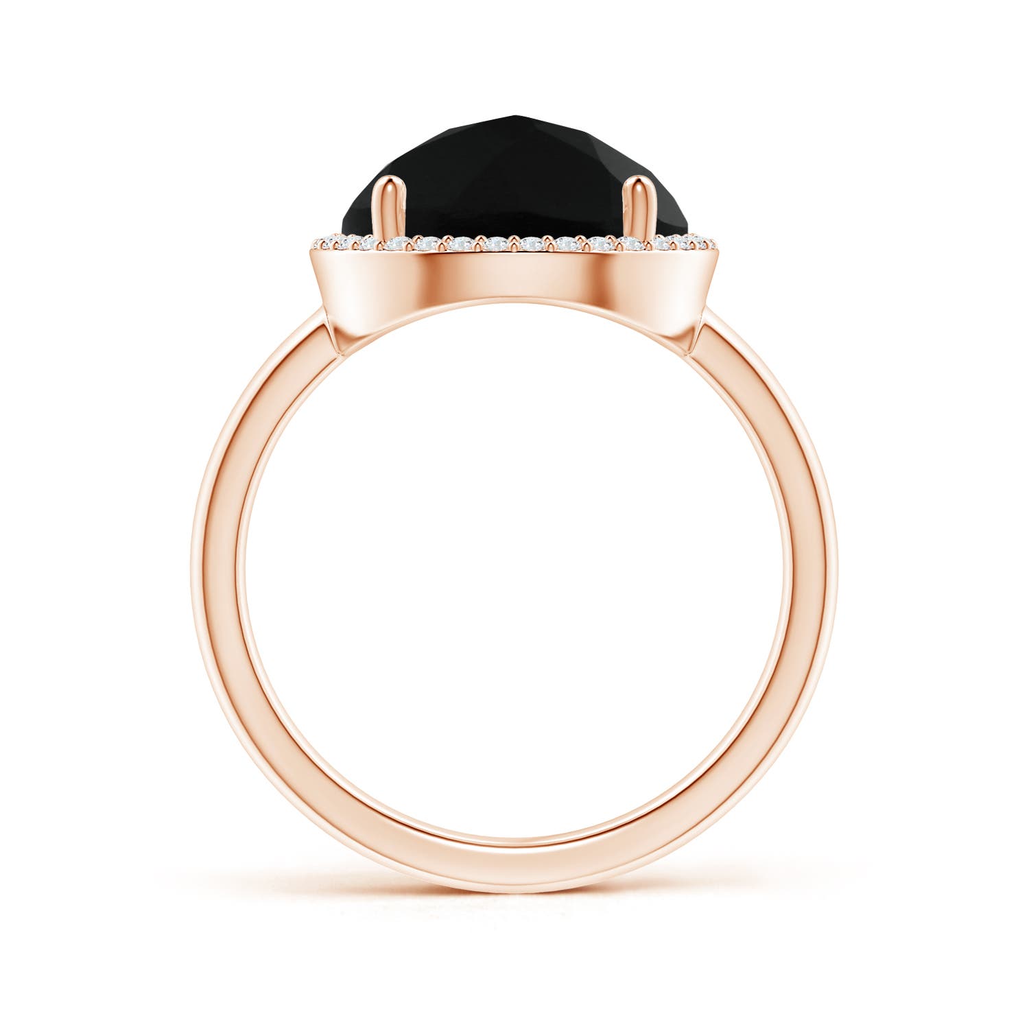 AAA - Black Onyx / 7.17 CT / 14 KT Rose Gold