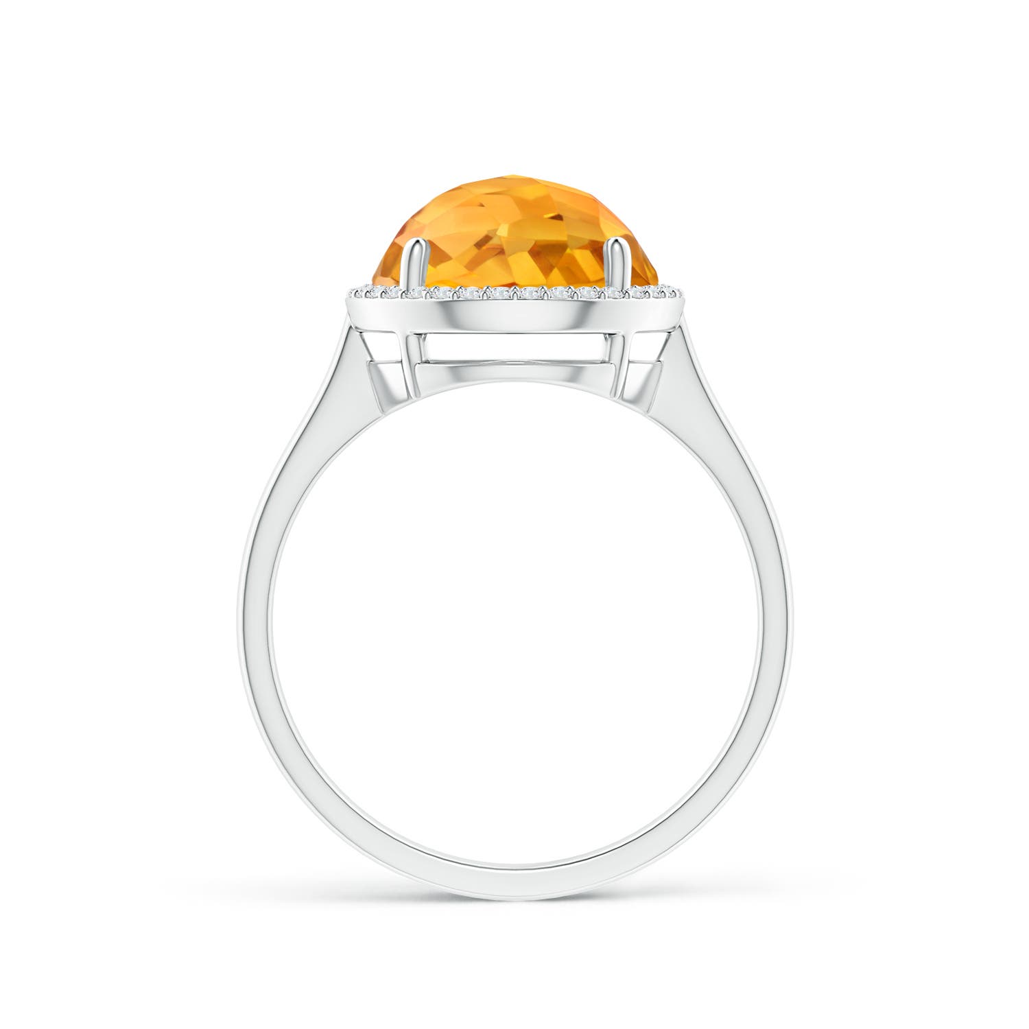 A - Citrine / 3.75 CT / 14 KT White Gold