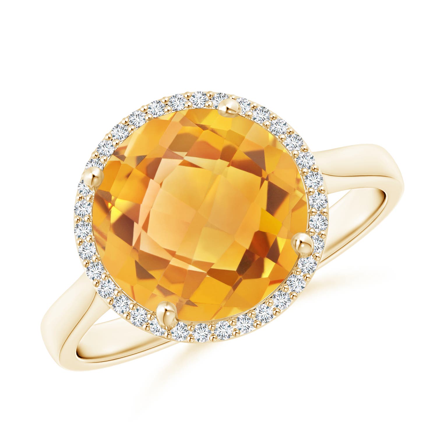 A - Citrine / 3.75 CT / 14 KT Yellow Gold