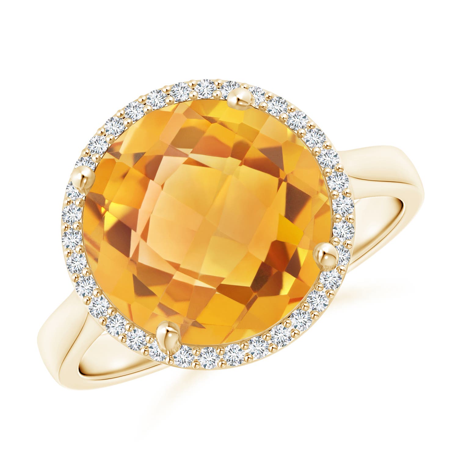 A - Citrine / 5.02 CT / 14 KT Yellow Gold