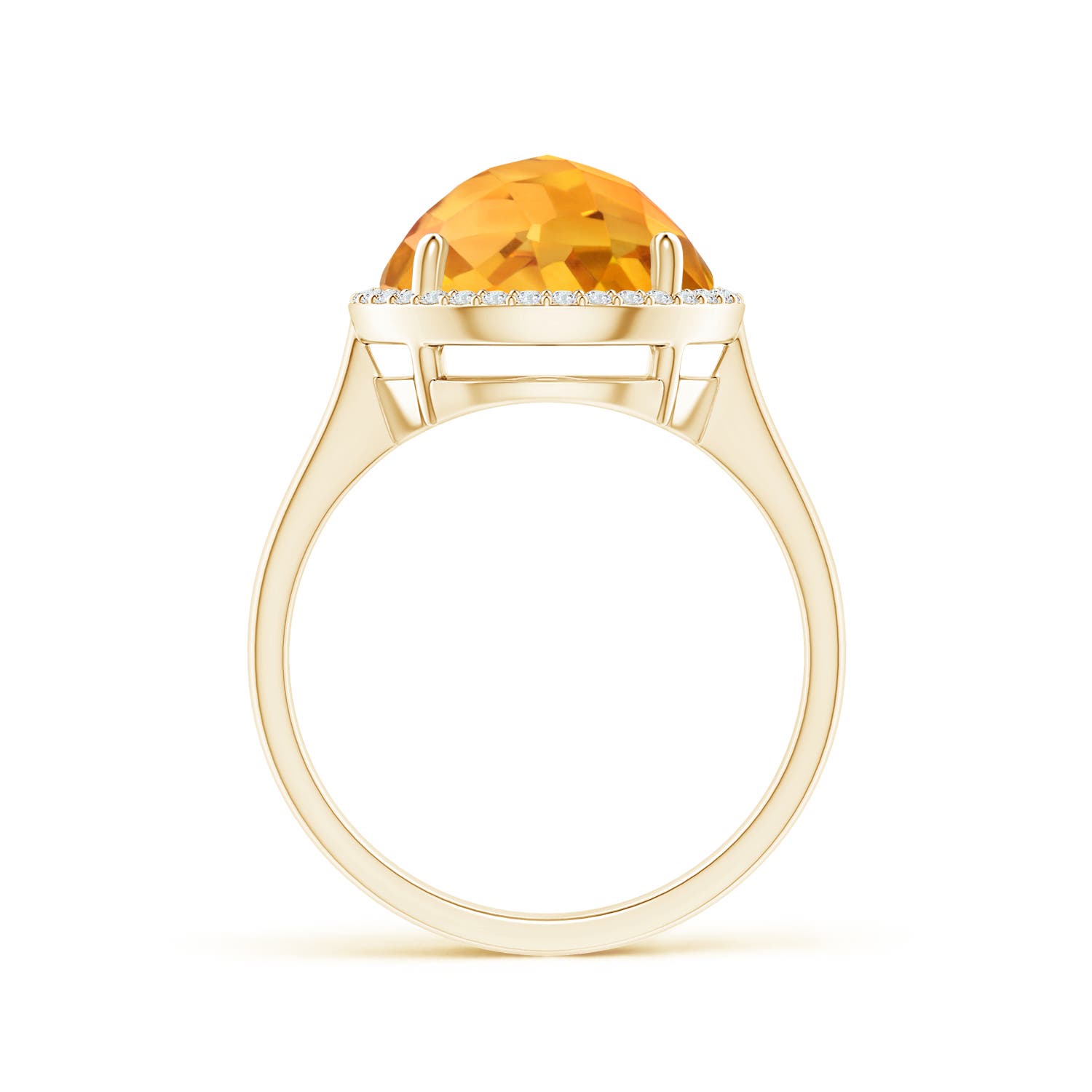 A - Citrine / 5.02 CT / 14 KT Yellow Gold