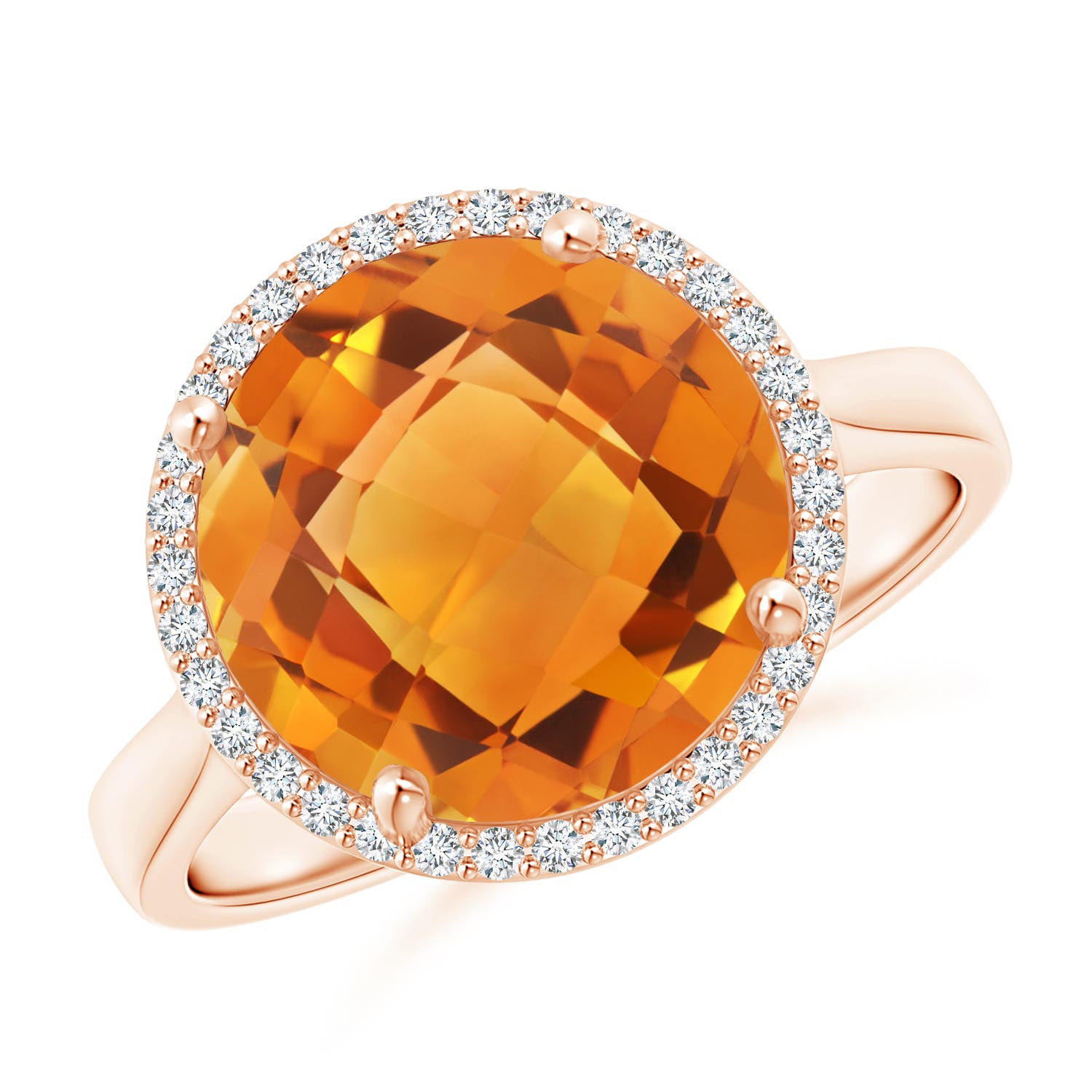 AAA - Citrine / 5.02 CT / 14 KT Rose Gold