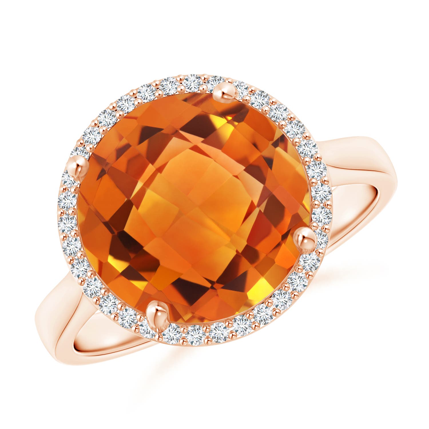 AAAA - Citrine / 5.02 CT / 14 KT Rose Gold