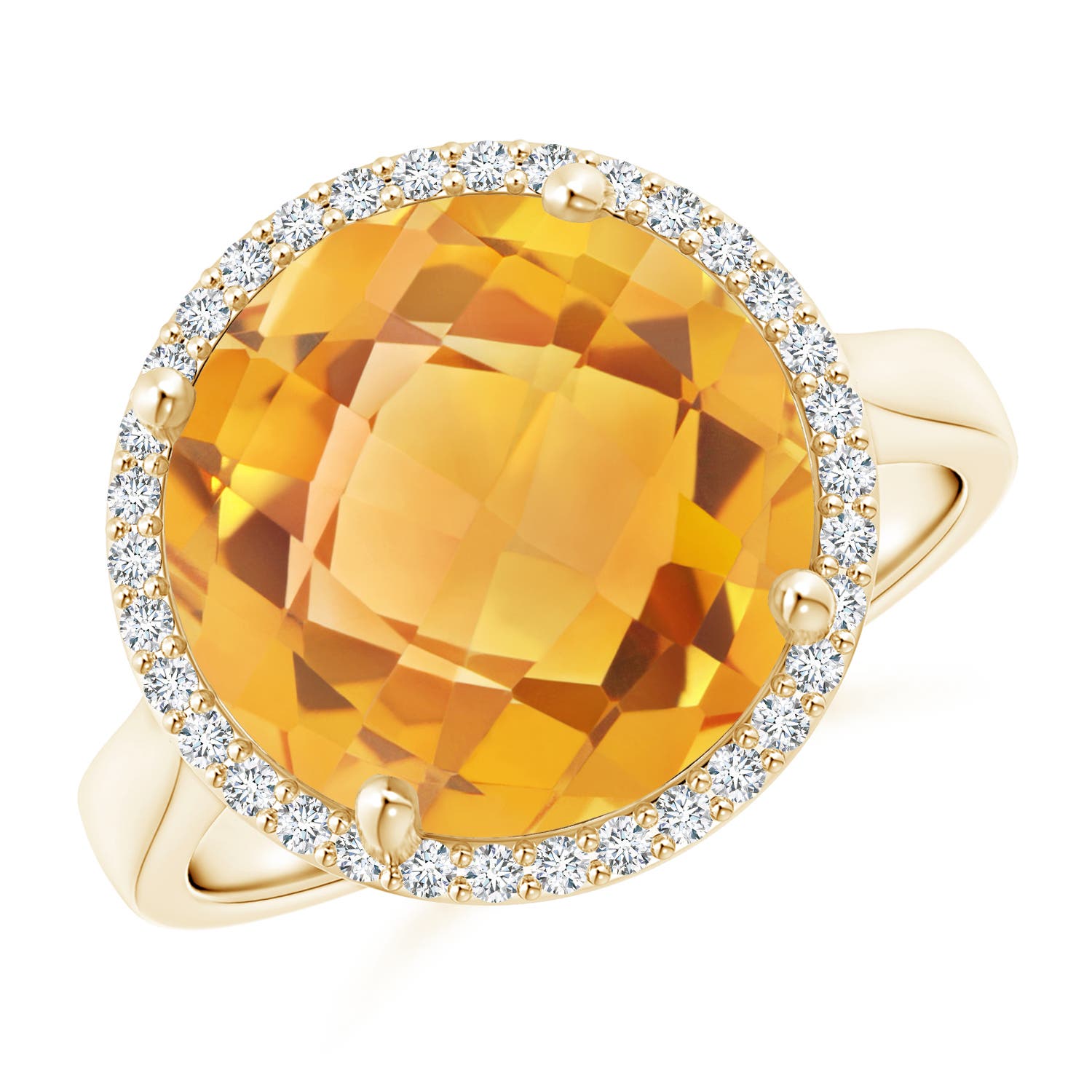 A - Citrine / 5.7 CT / 14 KT Yellow Gold