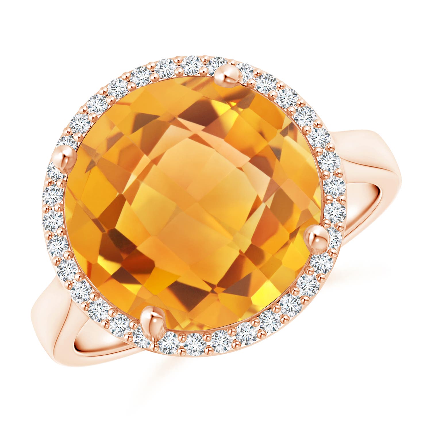 AA - Citrine / 5.7 CT / 14 KT Rose Gold