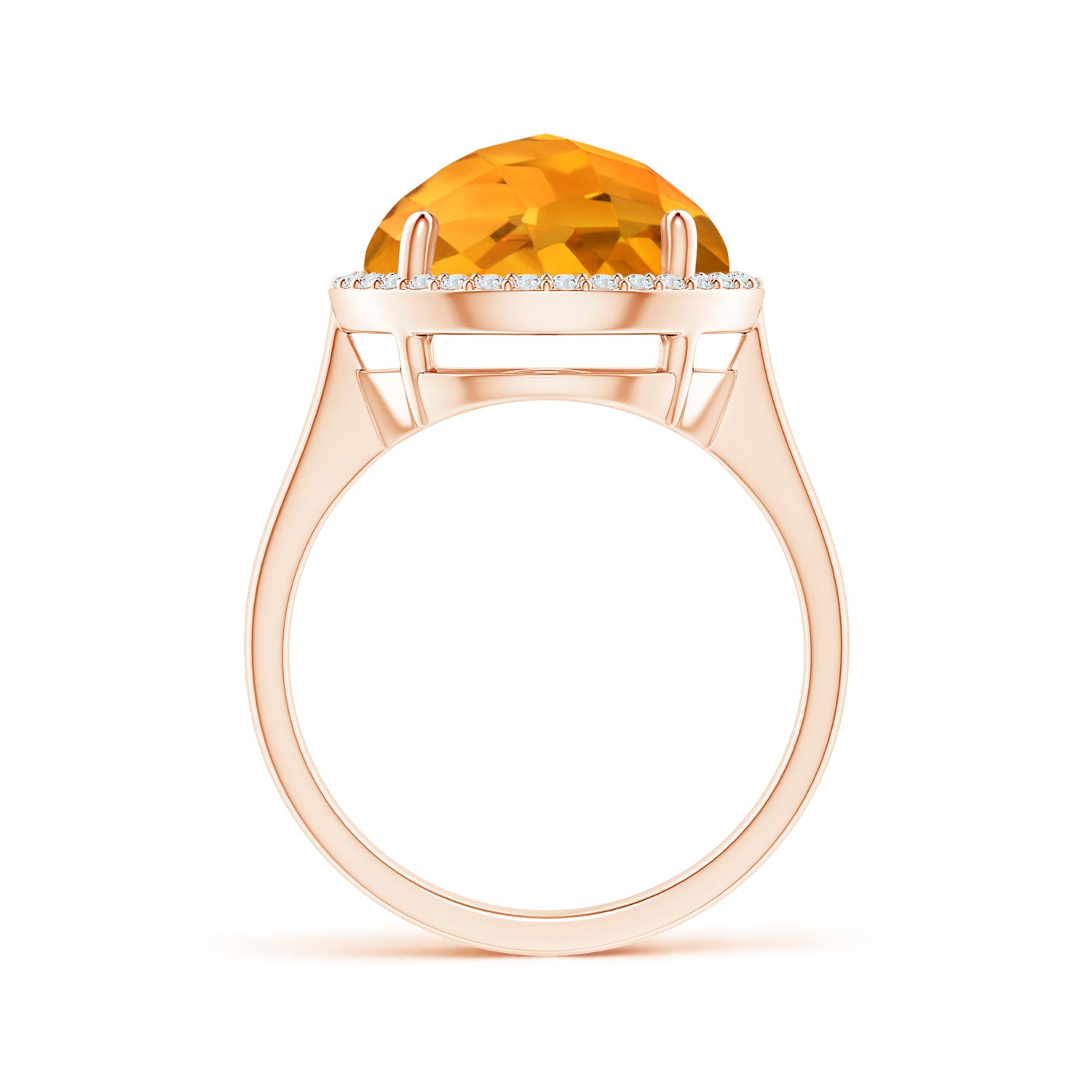 AA - Citrine / 5.7 CT / 14 KT Rose Gold