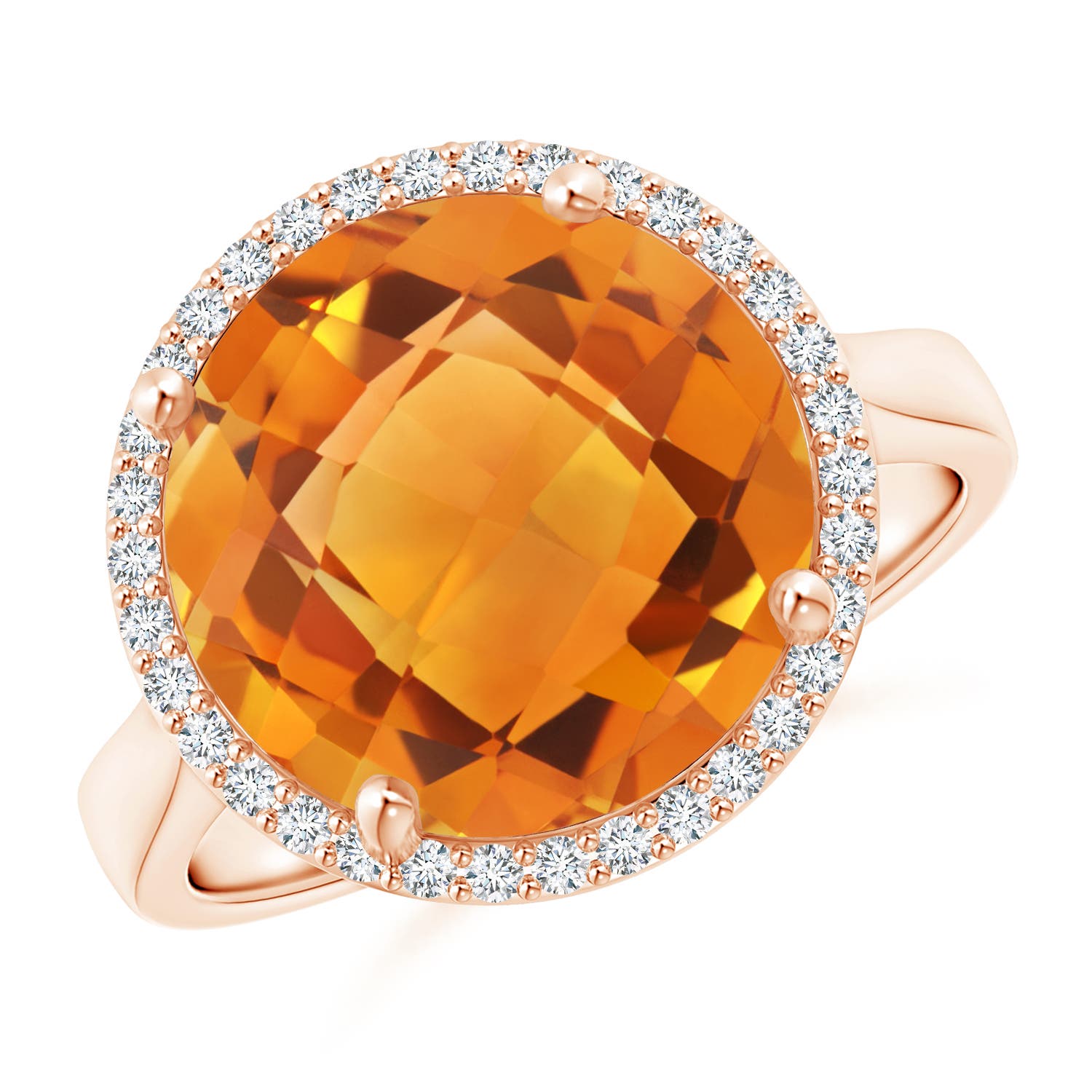 AAA - Citrine / 5.7 CT / 14 KT Rose Gold