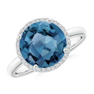 Round A London Blue Topaz