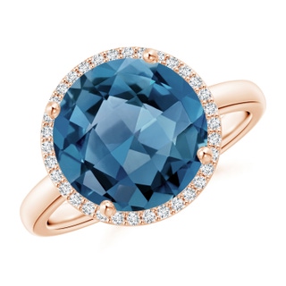 Round A London Blue Topaz