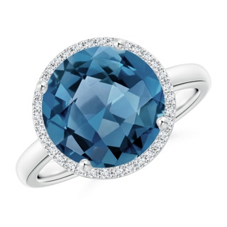 Round A London Blue Topaz