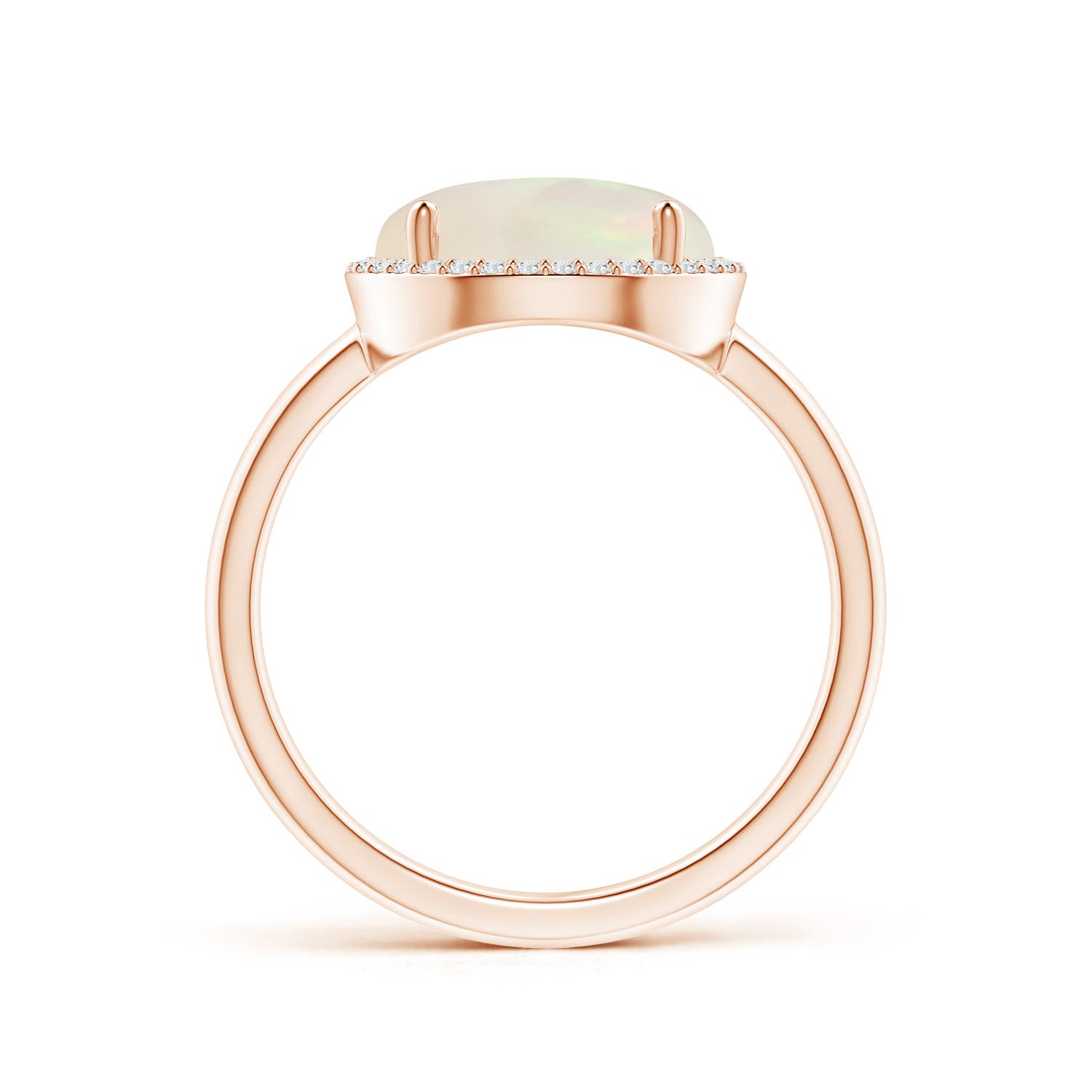 A - Opal / 2 CT / 14 KT Rose Gold