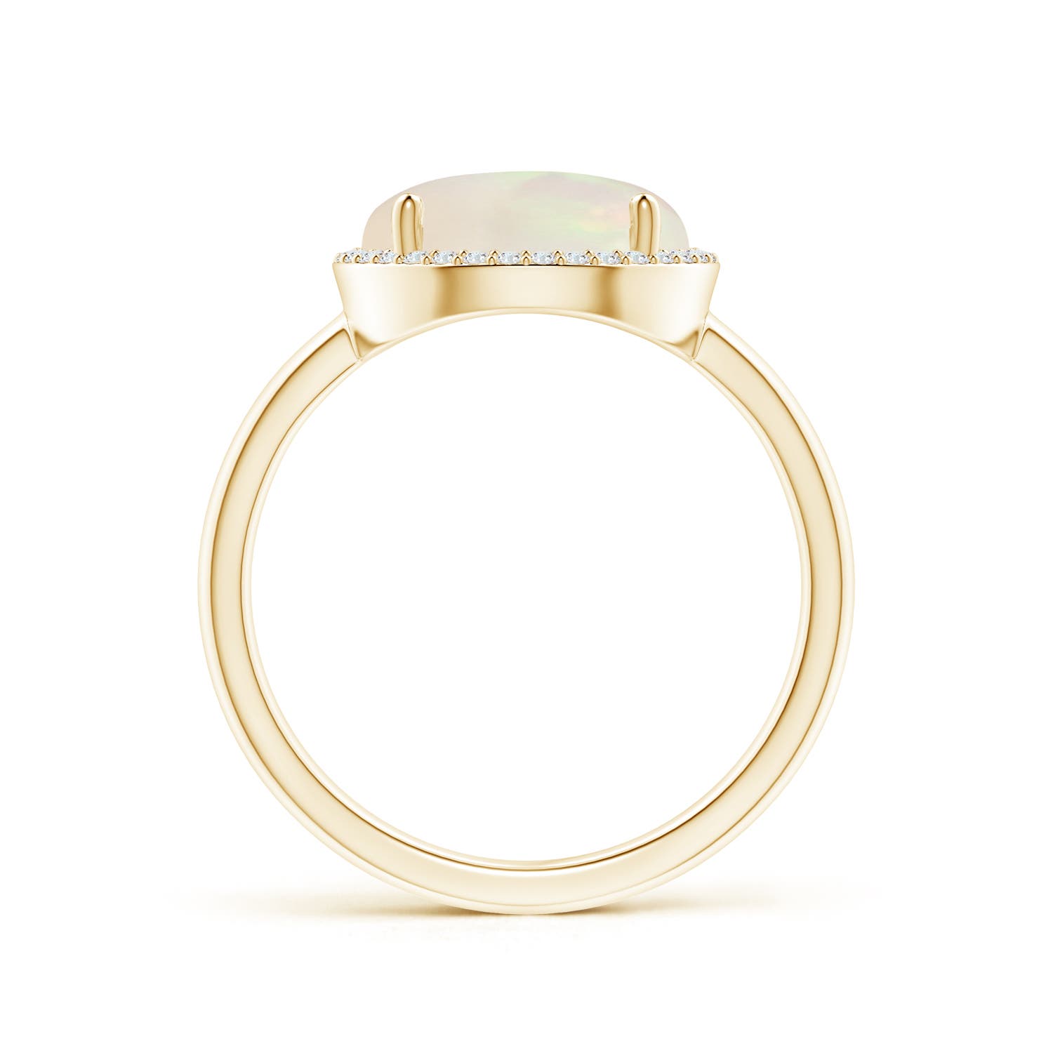 A - Opal / 2 CT / 14 KT Yellow Gold