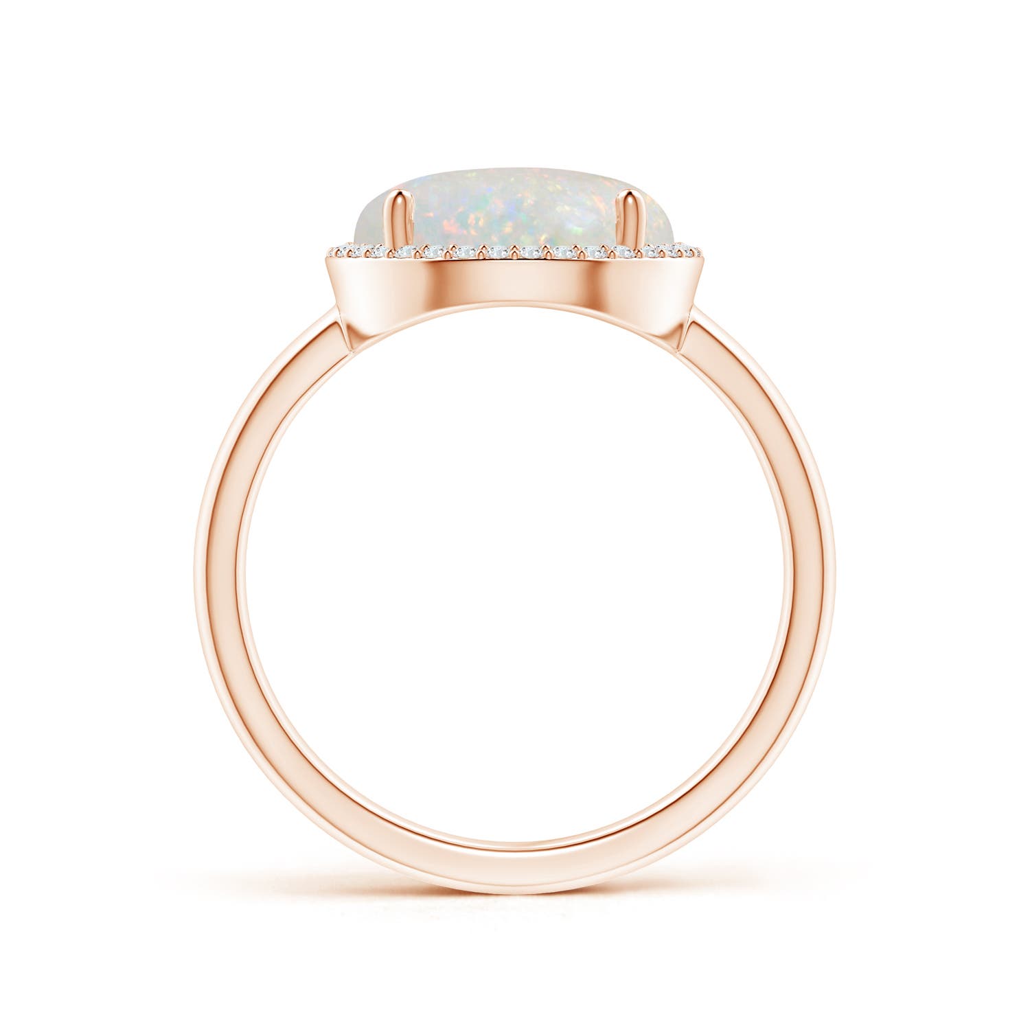 AA - Opal / 2 CT / 14 KT Rose Gold